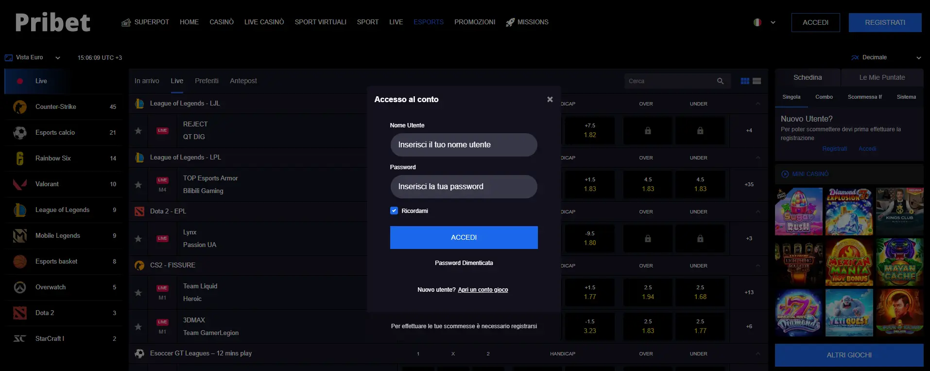 Registrarsi e giocare sui migliori siti scommesse non aams